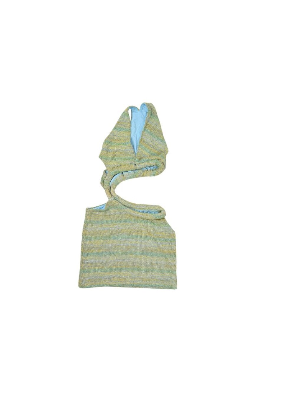 Outcast Antoniae Mini Dress in Green Stripe